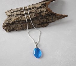 Collection Minérale - collier bleu turquoise